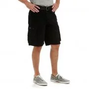 Lee Men's Dungarees Belted Wyoming Cargo Short Black 2183319