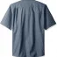 Рубашка голубая с коротким рукавом Wrangler Authentics Men's Short Sleeve Classic Woven Dark Chambray - Рубашка голубая с коротким рукавом Wrangler Authentics Men's Short Sleeve Classic Woven Dark Chambray