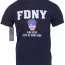 Лицензионая футболка Пожарного Департамента Нью-Йорка Officially Licensed FDNY T-shirt Navy Blue 6647 - Официальная футболка Пожарного Департамента Нью-Йорка Officially Licensed FDNY T-shirt Navy Blue 6647