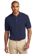 Port Authority Men's Pique Knit Polo Navy