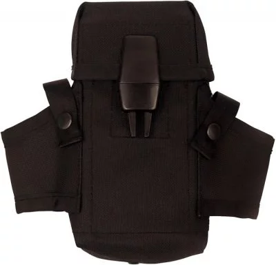Черный подсумок для трех магазинов M16/М4 и двух гранат Rothco M-16 Clip Pouches Black 9946, фото