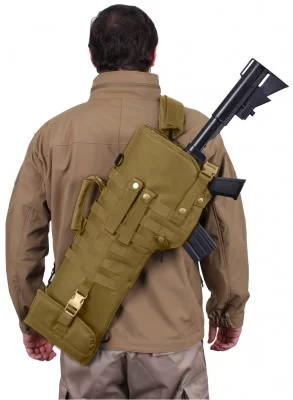Тактическая cумка-чехол для автомата или винтовки койотовая Rothco Tactical Rifle Scabbard Coyote 15911, фото