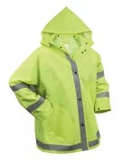 Rothco Safety Reflective Rain Jacket Safety Green 3654