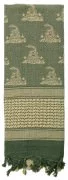 Rothco Don't Tread On Me Shemagh Foliage Green 88529