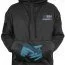 Тактическая черная толстовка с флагом США Rothco Thin Blue Line Concealed Carry Hoodie Black 52071 - Тактическая толстовка с флагом США Rothco Thin Blue Line Concealed Carry Hoodie Black 52071