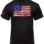 Футболка с американским флагом Бетси Росс Rothco Colonial Betsy Ross Flag T-Shirt Black 2628 - Футболка с американским флагом Бетси Росс Rothco Colonial Betsy Ross Flag T-Shirt Black 2628
