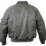 Нейлоновая серо-зеленая куртка бомбер Rothco MA-1 Flight Jacket Sage 7323 - Американская летная куртка Rothco MA-1 Flight Jacket Sage # 7323