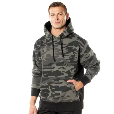 Толстовка черний камуфляж Rothco Every Day Pullover Hooded Sweatshirt Black Camo 42080, фото