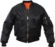 Rothco MA-1 Flight Jacket Black 7324