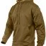 Тактическая толстовка полиции Rothco Concealed Carry Hoodie Coyote Brown 2081 - Тактическая толстовка полиции Rothco Concealed Carry Hoodie Coyote Brown 2081
