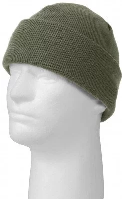 Шапка акриловая вязанная лиственно-зеленная Rothco Deluxe Fine Knit Watch Cap Foliage Green 5784, фото
