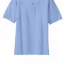 Хлопковая мужская светло-голубая классическая футболка поло Port Authority Men's Pique Knit Polo Light Blue - Хлопковая мужская светло-голубая классическая футболка поло Port Authority Men's Pique Knit Polo Light Blue