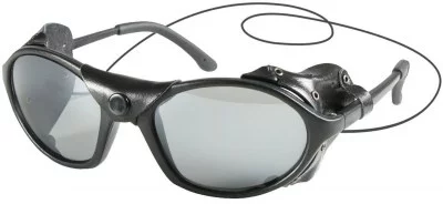 Очки спортивные винтажные c кожанными шорами Rothco Tactical Sunglass With Wind Guard 10380, фото