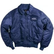 Alpha Industries CWU 45/P Flight Jacket Replica Blue
