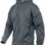 Толстовка тактическая серая сталь Rothco Concealed Carry Hoodie Gun Metal Grey 2075 - Тактическая толстовка полиции Rothco Concealed Carry Hoodie Gun Metal Grey 2075