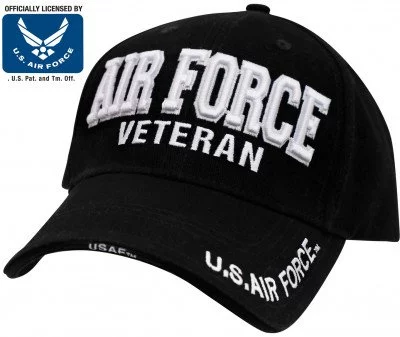 Бейсболка лицензионная ветерана авиации Rothco Deluxe Low Profile Air Force Veteran Cap 3959, фото
