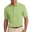 Хлопковая мужская фисташковая классическая футболка поло Port Authority Men's Pique Knit Polo Pistachio - Хлопковая мужская фисташковая классическая футболка поло Port Authority Men's Pique Knit Polo Pistachio