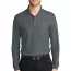 Графитовая футболка поло с длинным рукавом Port Authority Long Sleeve Core Classic Pique Polo Graphite K100LS - Графитовая футболка поло с длинным рукавом Port Authority Long Sleeve Core Classic Pique Polo Graphite K100LS