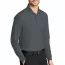 Графитовая футболка поло с длинным рукавом Port Authority Long Sleeve Core Classic Pique Polo Graphite K100LS - Графитовая футболка поло с длинным рукавом Port Authority Long Sleeve Core Classic Pique Polo Graphite K100LS