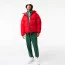 Куртка пуховая красная Lacoste Water-Repellent Puffer Jacket Red - Куртка пуховая красная Lacoste Water-Repellent Puffer Jacket Red