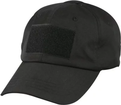 Черная армейская тактическая бейсболка Rothco Tactical Operator Cap Black 9362, фото