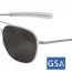Очки с матовой оправой и стеклянными линзами American Optical The Original Pilot Sunglasses 55mm Matte Frame 10719 - Очки American Optical The Original Pilot Sunglasses 55mm Matte Frame 10719
