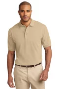 Port Authority Men's Pique Knit Polo Stone