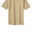 Хлопковая мужская бежевая классическая футболка поло Port Authority Men's Pique Knit Polo Stone - Хлопковая мужская бежевая классическая футболка поло Port Authority Men's Pique Knit Polo Stone
