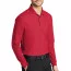 Красная поло с длинным рукавом Port Authority Long Sleeve Core Classic Pique Polo Rich Red K100LS - Красная поло с длинным рукавом Port Authority Long Sleeve Core Classic Pique Polo Rich Red K100LS