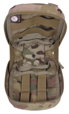 Медицинский мультикамовый подсумок молле Rothco MOLLE Tactical Trauma & First Aid Kit Pouch MultiCam 2696, фото