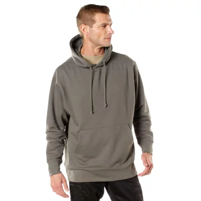 Толстовка серая сталь Rothco Every Day Pullover Hooded Sweatshirt Gun Metal Grey 42070, фото