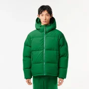 Lacoste Water-Repellent Puffer Jacket Green
