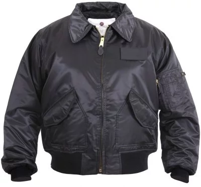 Американская черная летная куртка образца ВВС США Rothco CWU-45P Flight Jacket Black 7522, фото