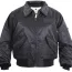 Американская черная летная куртка образца ВВС США Rothco CWU-45P Flight Jacket Black 7522 - Американская черная летная куртка образца ВВС США Rothco CWU-45P Flight Jacket Black 7522