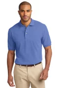 Port Authority Men's Pique Knit Polo Blueberry