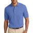 Хлопковая мужская черничная классическая футболка поло Port Authority Men's Pique Knit Polo Blueberry - Хлопковая мужская черничная классическая футболка поло Port Authority Men's Pique Knit Polo Blueberry