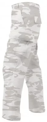 Брюки тактические белый камуфляж Rothco BDU Pants White Camo 4936, фото