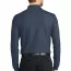 Темно-синяя поло с длинным рукавом Port Authority Long Sleeve Core Classic Pique Polo River Blue Navy K100LS - Темно-синяя поло с длинным рукавом Port Authority Long Sleeve Core Classic Pique Polo River Blue Navy K100LS