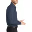 Темно-синяя поло с длинным рукавом Port Authority Long Sleeve Core Classic Pique Polo River Blue Navy K100LS - Темно-синяя поло с длинным рукавом Port Authority Long Sleeve Core Classic Pique Polo River Blue Navy K100LS
