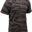 Футболка тигровый лесной камуфляж Rothco T-Shirt Tiger Stripe Camo 6787 - Футболка тигровый лесной камуфляж Rothco T-Shirt Tiger Stripe Camo 6787