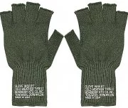 Rothco Fingerless Wool Gloves Olive Drab 8410