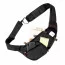 Винтажная черная сумка слинг для документов Rothco Crossbody Canvas Sling Bag Black 24980 - Винтажная черная сумка слинг для документов Rothco Crossbody Canvas Sling Bag Black 24980