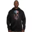 Толстовка тактическая c байкерским черепом Rothco Bearded Skull Concealed Carry Hoodie Black 52080 - Толстовка тактическая c байкерским черепом Rothco Bearded Skull Concealed Carry Hoodie Black 52080