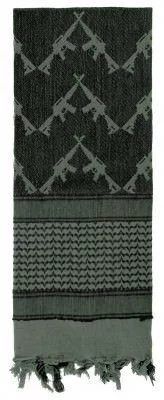 Арафатка Rothco Crossed Rifles Shemagh Tactical Scarf Foliage Green - 8737 , фото