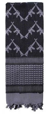 Арафатка Rothco Crossed Rifles Shemagh Tactical Scarf Grey - 8737, фото