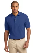 Port Authority Men's Pique Knit Polo Royal