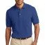 Хлопковая мужская синяя классическая футболка поло Port Authority Men's Pique Knit Polo Royal - Хлопковая мужская синяя классическая футболка поло Port Authority Men's Pique Knit Polo Royal