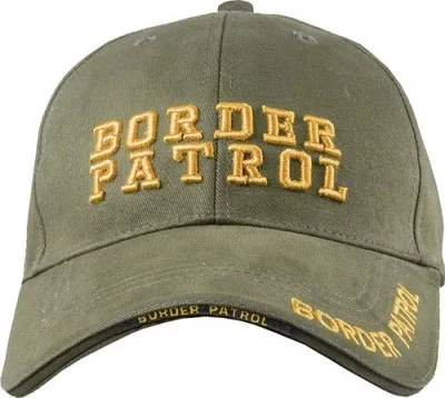 Бейсболка пограничника оливковая Rothco Deluxe Baseball Cap Olive Drab (BORDER PATROL) 9368, фото
