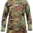 Камуфлированная женская милитари футболка с длинным рукавом Women's Long Sleeve T-Shirt Woodland Camo 3678 - 