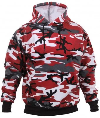 Толстовка Rothco Pullover Hooded Sweatshirt Red Camo 2790, фото